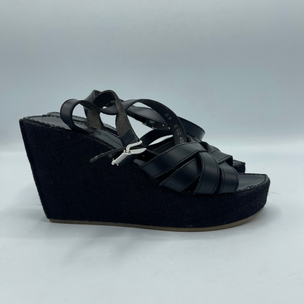 Robert Clergerie Ankle Straps Wedges 6.5